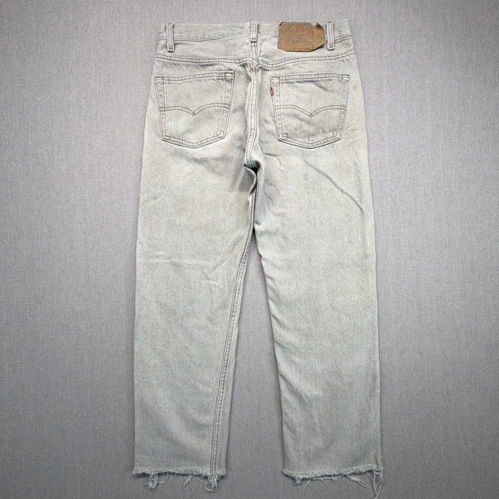Vintage Levi's 501 Blue Jeans 33x30 (Fits 31x26) Men's Made In USA Distressed
